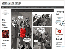 Tablet Screenshot of comics.chromedomestudios.com